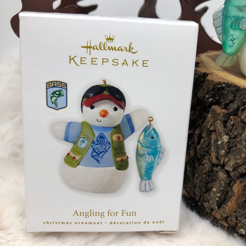 Hallmark Angling for Fun Bassmaster Ornament